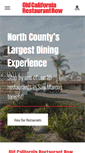 Mobile Screenshot of oldcalrestaurantrow.com